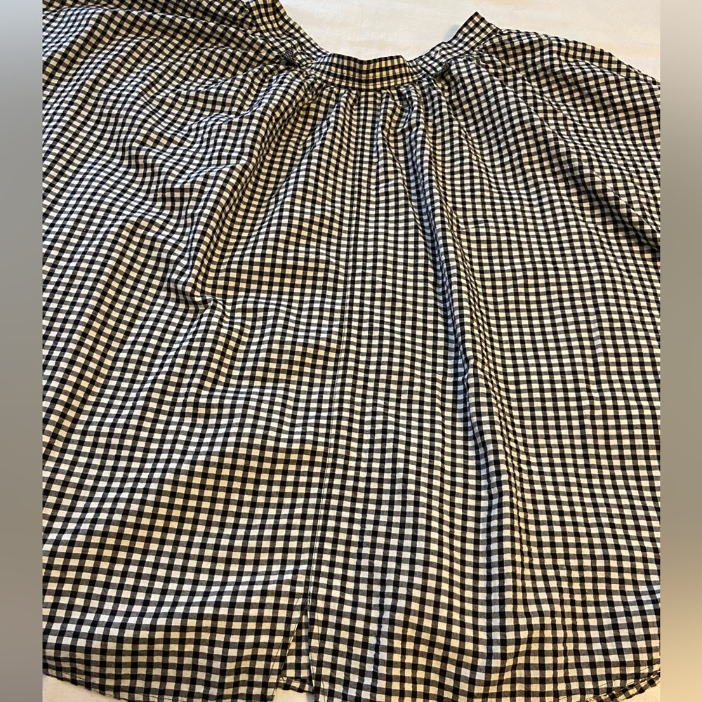 Women’s Vintage Chaus Sport Woman Black& White Gingham Style Full Skirt, 20W34